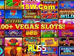 Tela de boas-vindas e lobby de jogos do aplicativo RU55